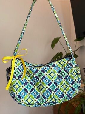 RARE Y2k vintage vera bradley "daisy daisy" maggie purse 🌼🌱